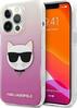 Telefoniümbris Karl Lagerfeld Choupette Head KLHCP13XCTRP, Apple iPhone 13 Pro Max, roosa