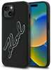 Telefoniümbris Karl Lagerfeld KLHCP15S3DRKSDLK, Apple iPhone 15, must 3D Rubber Signature