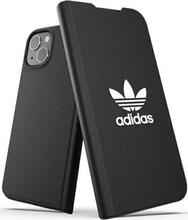 Telefoniümbris Adidas OR Booklet Case BASIC, Apple iPhone 13, must/valge