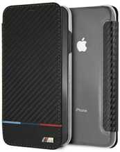 Telefoniümbris BMW BMTRBKI65PUCARTCBK Carbon Tricolor Stripe, Apple iPhone XS Max, must
