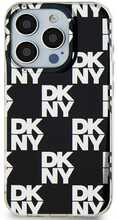 DKNY Checkered Pattern ümbris, Apple iPhone 14 Pro Max, must
