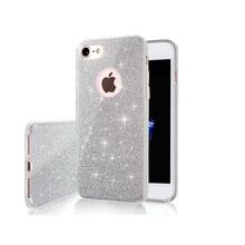 Glitter 3in1 ümbris, Xiaomi Redmi Note 9S, hõbedane