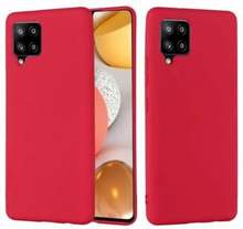 Telefoniümbris Mocco Liquid Silicone Soft Back Case, Samsung Galaxy A42 5G, punane