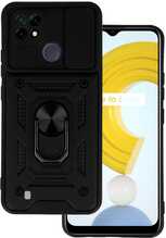 Slide Camera Armor ümbris, Realme C21, must, Topt