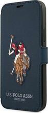 Telefoniümbris U.S. Polo Assn. USFLBKP12MPUGFLNV, Apple iPhone 12/12 Pro, sinine