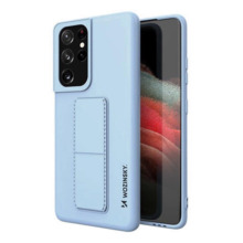 Wozinsky silikoonümbris alusega, Samsung Galaxy S21 Ultra 5G, helesinine