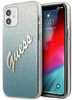 Telefoniümbris Guess GUHCP12SPCUGLSBL Glitter Gradient Script, Apple iPhone 12 Mini, sinine