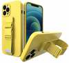 Telefoniümbris Hurtel Rope Case, Apple iPhone 13 Pro, kollane