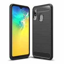 Carbon kaitseümbris, Samsung Galaxy A20E, must, Tele Partner