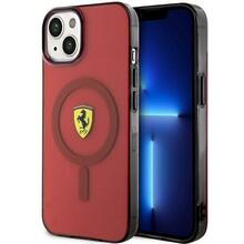 Telefoniümbris Ferrari Translucent Magsafe FEHMP14SURKR, Apple iPhone 14, punane