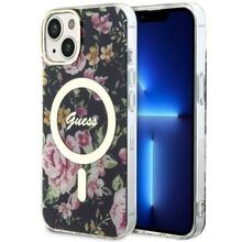 Telefoniümbris Guess Flower MagSafe GUHMP14SHCFWSK, Apple iPhone 14, must