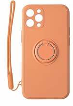 Mocco Pastel Ring silikoonümbris, Xiaomi Redmi Note 9T, oranž