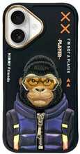 Telefoniümbris Nimmy Cool&Cute 2.0 Monkey, Apple iPhone 16, must