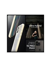 Spigen Crystal Hybrid ümbris, iPhone 15 Pro Max, läbipaistev/beez