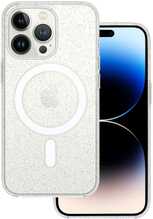 Telefoniümbris Tel Protect MagSilicone Clear, Apple iPhone 12 Pro, läbipaistev, sädelev