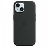 Telefoniümbris Apple Silicone Case MXPD3ZM/A, iPhone 15, must