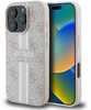 Telefoniümbris Guess 4G Printed Stripes MagSafe, Apple iPhone 16 Pro, roosa