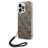 Telefoniümbris Guess GUOHCP14XH4STW 4G Print Strap, Apple iPhone 14 Pro Max, pruun