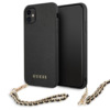Telefoniümbris Guess Saffiano Chain GUHCN61SASGBK, Apple iPhone 11, must