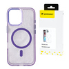 Wozinsky Glitter ümbris MagSafe'iga, Samsung Galaxy S25 Plus, lilla sädelev