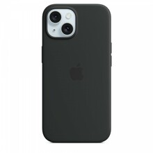 Telefoniümbris Apple Silicone Case MXPD3ZM/A, iPhone 15, must