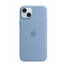 Telefoniümbris Apple Silicone Case with MagSafe MT123ZM/A, Apple iPhone 15 Plus, storm blue