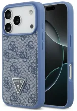 Guess 4G Double Card Triangle ümbris, iPhone 18 Pro/17 Pro, sinine
