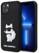 Telefoniümbris Karl Lagerfeld Rubber Choupette 3D KLHCP14M3DRKHNK, Apple iPhone 14 Plus, must