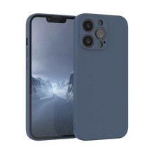 Telefoniümbris Liquid Silicone, Samsung S25 Edge, tumesinine
