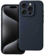 OEM Silicone Mag Cover ümbris, iPhone 15 Pro, sinine titaan