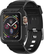 Kaitseümbris rihmaga Spigen Rugged Armor Pro, Apple Watch 4/5/6/7/8/SE, 44/45mm, must