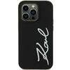 Telefoniümbris Karl Lagerfeld KLHCN61SKSVGK Silicone Signature, Apple iPhone 11/Xr, must
