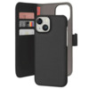 Telefoniümbris Puro Wallet Detachable MagSafe 2in1, Apple iPhone 15, must