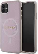 Telefoniümbris Guess Saffiano MagSafe GUHMN61PSAHMCP, Apple iPhone 11/XR, roosa