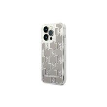 Telefoniümbris Karl Lagerfeld Liquid Glitter Monogram KLHCP14XLMNMS, Apple iPhone 14 Pro Max, hõbe