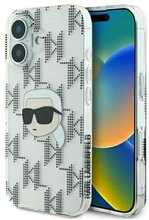 Telefoniümbris Karl Lagerfeld IML Karl Head, Apple iPhone 16, läbipaistev