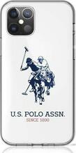 Telefoniümbris US Polo Assn USHCP12STPUHRWH, Apple iPhone 12 mini 5,4, valge, läikiv suur logo