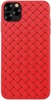 Telefoniümbris Devia Woven Pattern Design Soft Case, Apple iPhone 11 Pro, punane