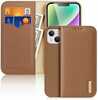 Telefoniümbris Dux Ducis Hivo wallet case RFID blocking, Apple iPhone 15 Plus, pruun