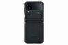 Telefoniümbris Flap Leather Cover Samsung EF-VF721LBE, Galaxy Z Flip 4, must