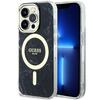 Telefoniümbris Guess Marble MagSafe GUHMP14LPCUMAK, Apple iPhone 14 Pro 6.1, must