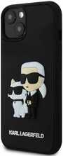 Telefoniümbris 3D Rubber Karl and Choupette, Apple iPhone 13, must
