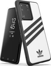 Telefoniümbris Adidas OR Moudled Case PU 38624, Samsung Galaxy S20 Ultra, valge/must