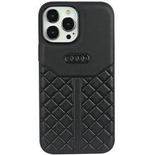 Audi Genuine Leather ümbris AU-TPUPCIP13P-Q8/D1-BK, Apple iPhone 13 Pro/13, must