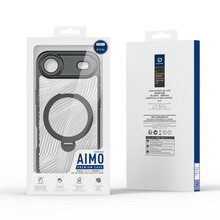Dux Ducis Aimo Mag Stand ümbris, Apple iPhone 17 Air, must