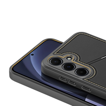 Dux Ducis Rafi II ümbris, Samsung Galaxy S25 Plus, must, alusega ja rahakoti funktsiooniga