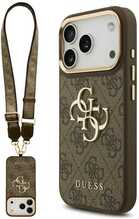 Telefoniümbris Guess 4G Big Classic Logo Big Strap Metal Buttons GUHCP17LP4G4BCSW, Apple iPhone 17 Pro, pruun