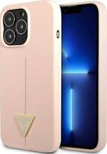 Telefoniümbris Guess GUHCP13LSLTGP Silicone Triangle, Apple iPhone 13 Pro, roosa