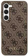 Telefoniümbris Guess GUHCS24MG4GFBR 4G Metal Gold Logo, Samsung Galaxy S24 Plus, pruun