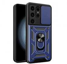 Hurtel Hybrid Armor Camshield ümbris, Samsung Galaxy S24 Ultra, kaamerakattega, sinine